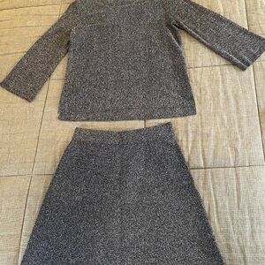 LOFT Black and White Knit Ensemble